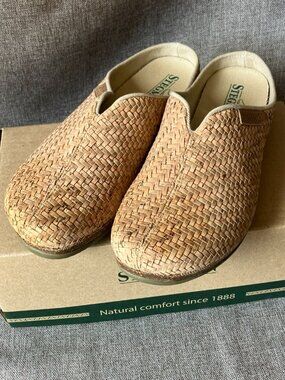 Stegmann Women's Maria Mule Woven Cork Slip-On Comfort Career Shoe Size 7.5
